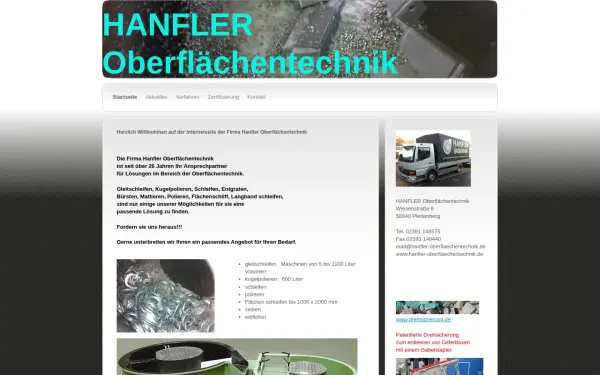 www.hanfler-oberflaechentechnik.de
