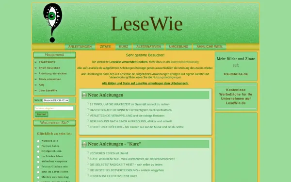 www.lesewie.de