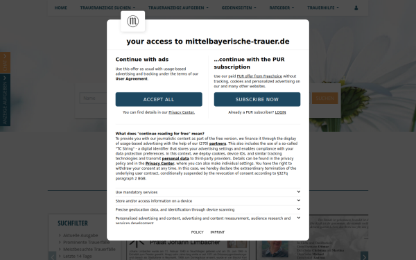 www.mittelbayerische-trauer.de