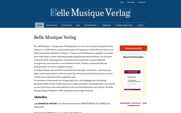 bellemusique-verlag.com