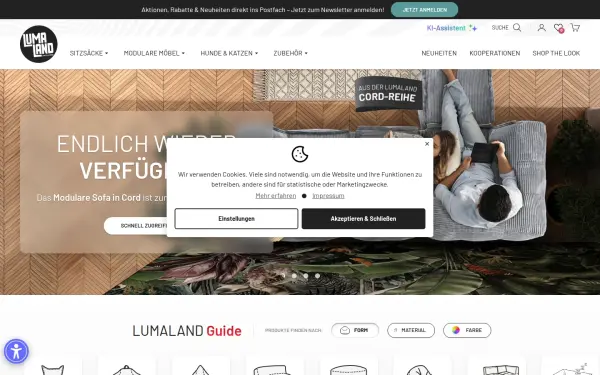 www.lumaland-sitzsack.de