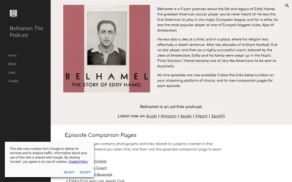 www.belhamelpodcast.com