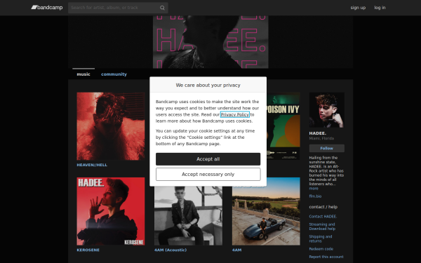 hadee.bandcamp.com