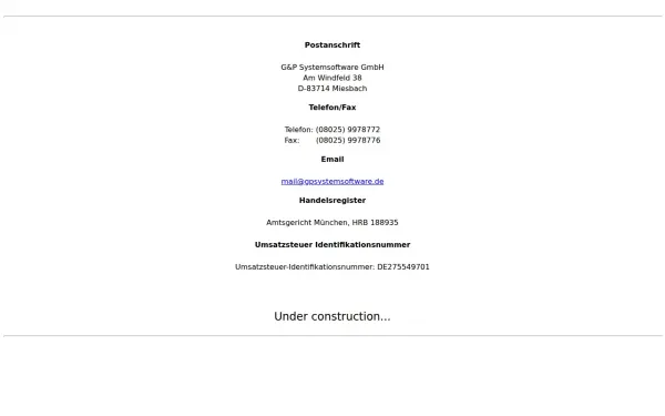 gpsystemsoftware.de