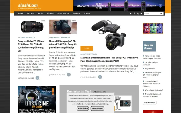 www.slashcam.de
