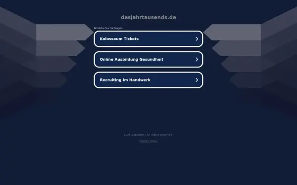 desjahrtausends.de