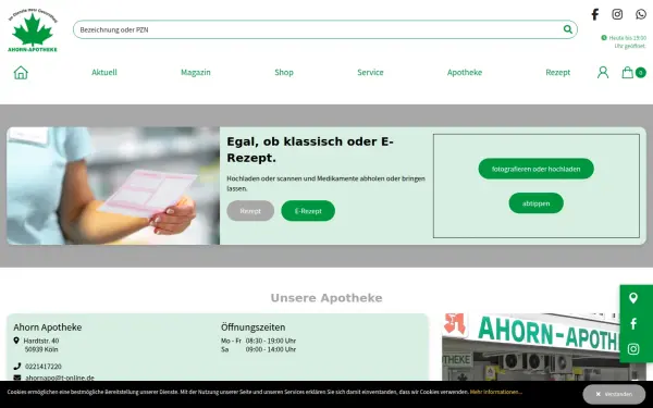 www.ahorn-apotheke.de