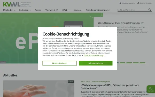 www.kvwl.de