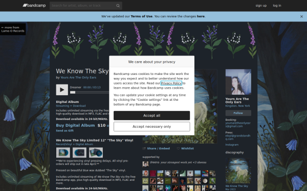 yoursaretheonlyears.bandcamp.com