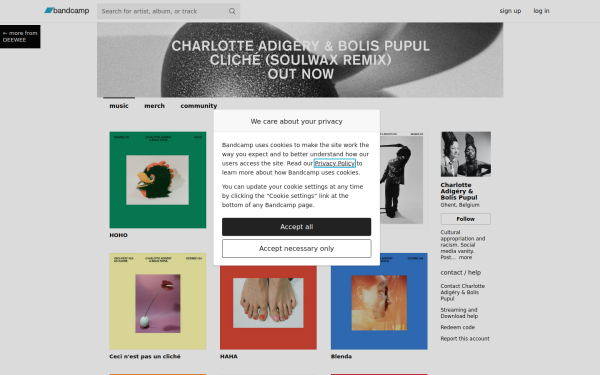 charlotteandbolis.bandcamp.com