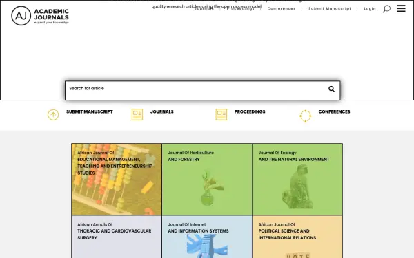academicjournals.org