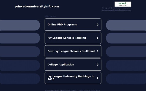 princetonuniversityinfo.com