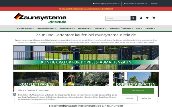zaunsysteme-direkt.de