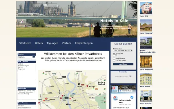 www.1a-privathotels-koeln.de