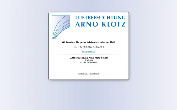 luftbefeuchtung-arno-klotz.de