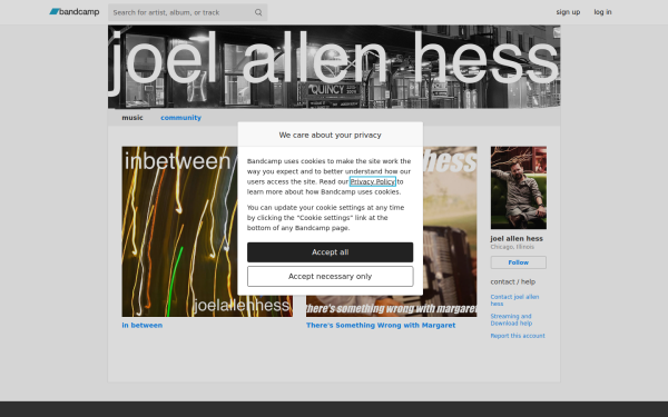 joelallenhess1.bandcamp.com