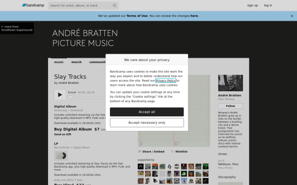 andrebrattenofficial.bandcamp.com