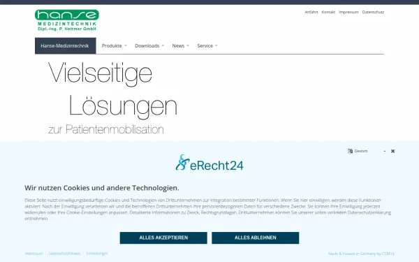 www.hanse-medizintechnik.de