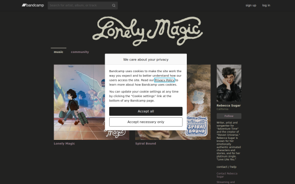 rebeccasugar.bandcamp.com