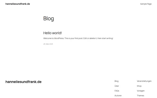 hanneliesundfrank.de