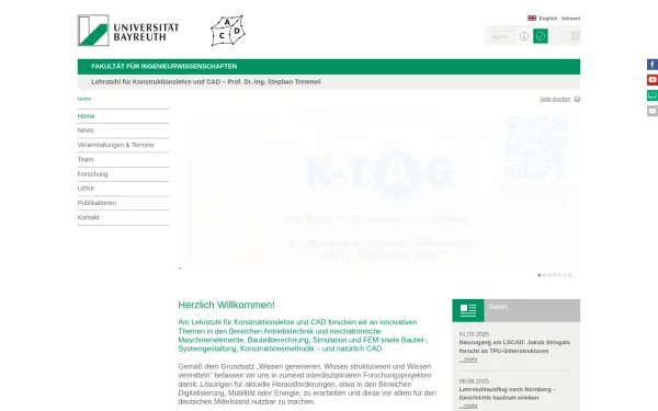 www.konstruktionslehre.uni-bayreuth.de