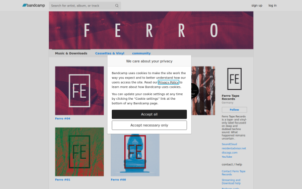 ferrotapes.bandcamp.com