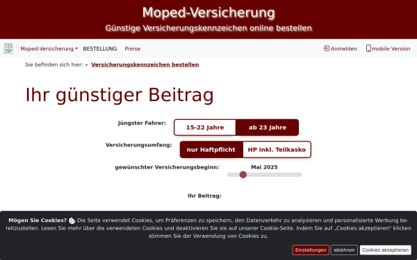 moped-versichern.de