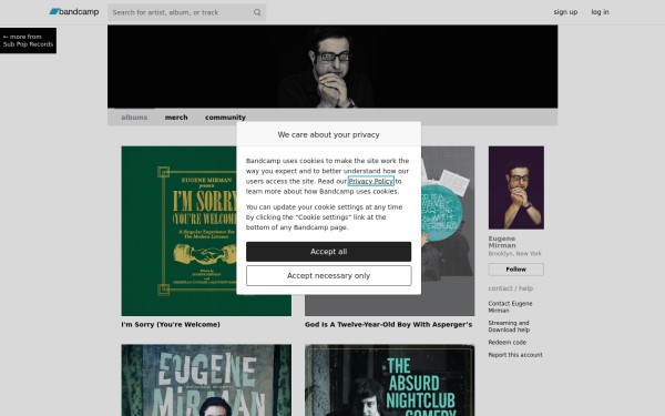 eugenemirman.bandcamp.com