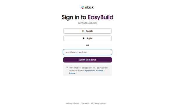 easybuild.slack.com