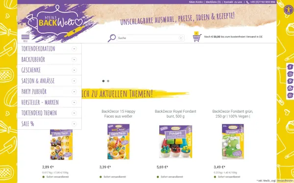 www.meinebackwelt.com