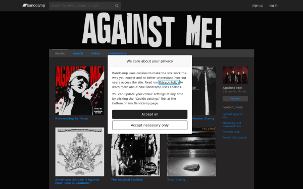 againstme.bandcamp.com