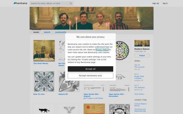 modernnature.bandcamp.com