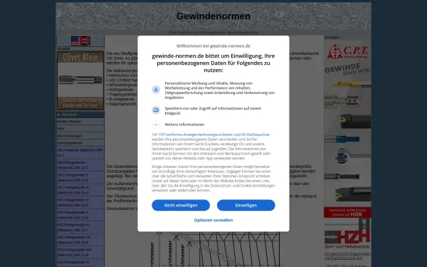 www.gewinde-normen.de