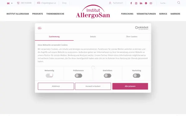 www.allergosan.com