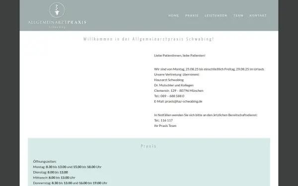allgemeinarztpraxis-schwabing.de