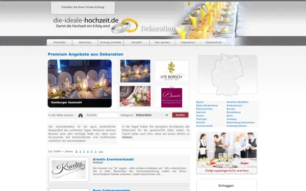 die-ideale-hochzeitsdeko.de