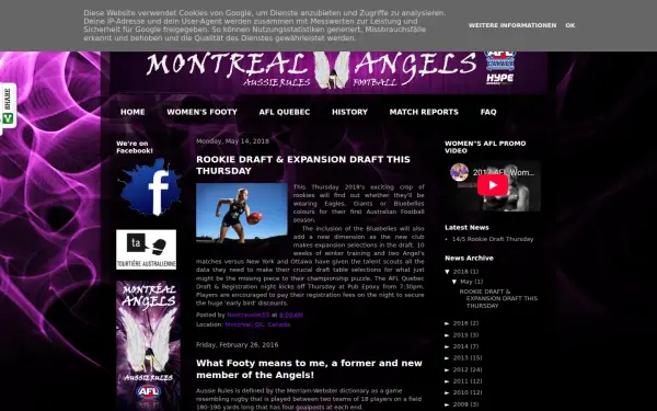 www.montrealangels.ca