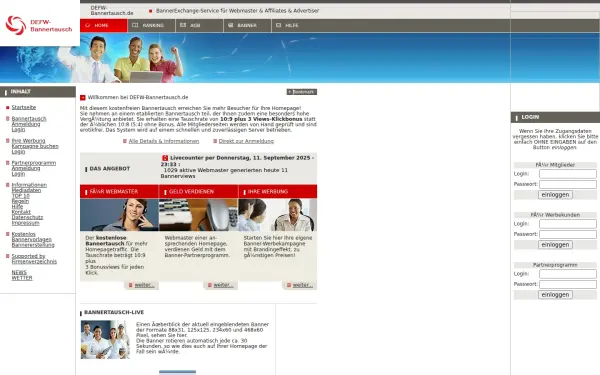 defw-bannertausch.de