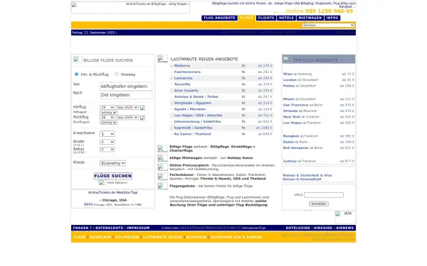 www.airlinetickets.de