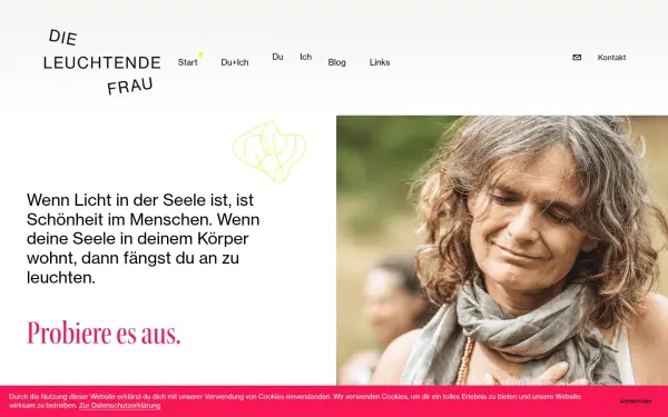 www.dieleuchtendefrau.de