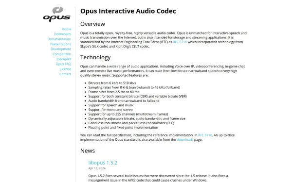opus-codec.org