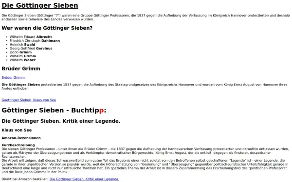 www.goettingersieben.de