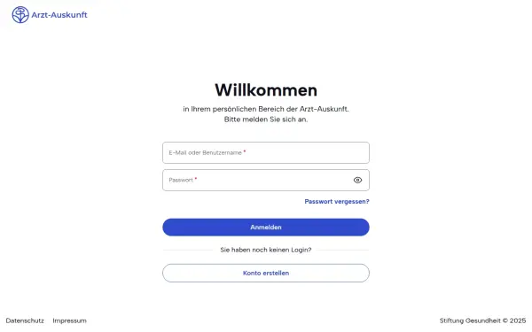zugang.arzt-auskunft.de
