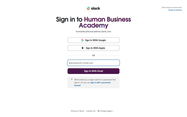 humanbusinessacademy.slack.com