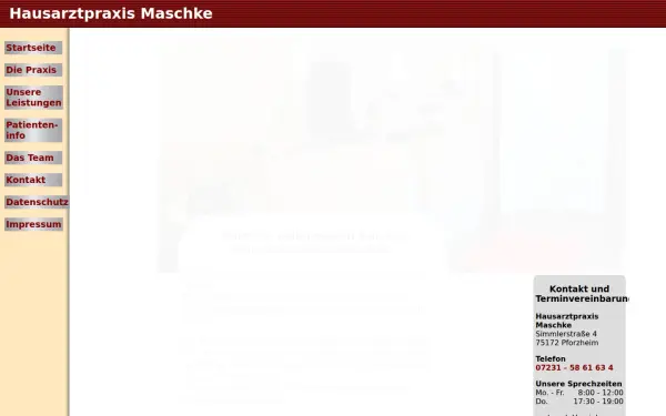 hausarztpraxis-maschke.de