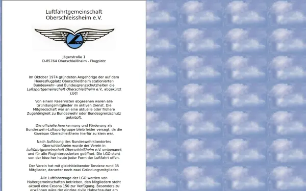 luftfahrtgemeinschaft-oberschleissheim.de