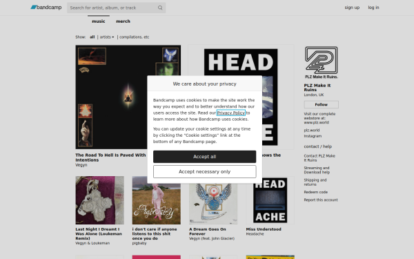 plzmakeitruins.bandcamp.com