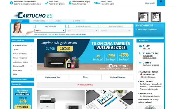 www.cartucho.es