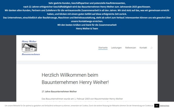 www.bauunternehmenweiher.de