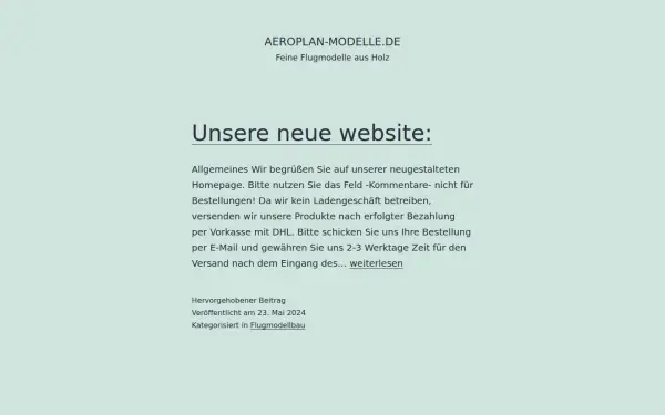 aeroplan-modelle.de
